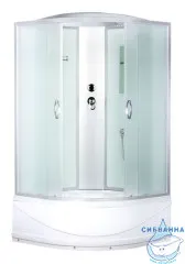 Душевая кабина Erlit ER3510TP-C3 100x100 профиль хром, стекло матовое