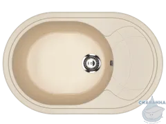 Кухонная мойка Ulgran U-610 78 бежевый