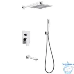 Душевая система Abber Weiss Insel 250 1 режим AF8017 (хром)
