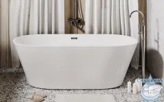Акриловая ванна Grossman Forta GR-27021M 170X75 с каркасом (белый матовый)