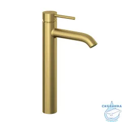  Смеситель для раковины Kludi Bozz 38286N076 (без донного клапана) (брашированное золото)