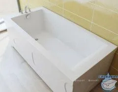 Ванна из искусственного мрамора Aquanet Bright Stone 180x70 с ножками