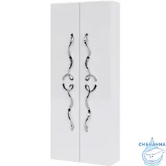 Пенал Aqwella Clarberg Due Amanti 50 DUE0505W белый, ручки хром