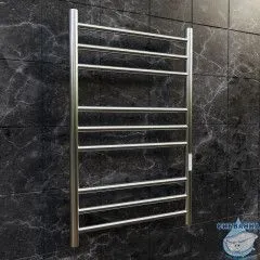 Полотенцесушитель электрический Toni Arti Loreto pulsante 9П 400x800 хром