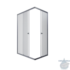 Душевое ограждение Тритон Вента 120x80 профиль хром, стекло прозрачное Щ0000054193 (без поддона)