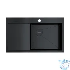 Кухонная мойка Omoikiri Akisame 86-L Side графит