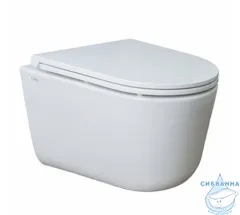 Унитаз подвесной безободковый с сиденьем Soft Close (микролифт) )