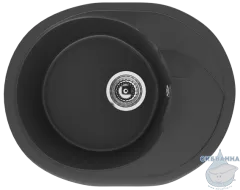 Кухонная мойка Ulgran U-403 58 ультра-черный