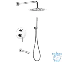 Душевая система Abber Emotion 250 1 режим AF8817 (хром)