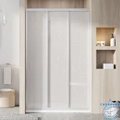 Дверь в нишу Ravak Supernova ASDP3-100 00VA01R211 профиль белый, стекло пеарл