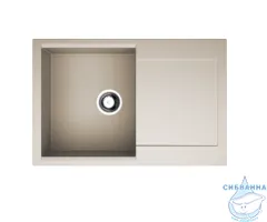 Кухонная мойка Omoikiri Daisen-78-SA бежевый 4993418