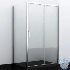 Душевое ограждение Wasserkraft Main 41S15 110x90 профиль хром, стекло прозрачный (без поддона)