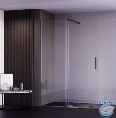 Walk-in Veconi Premium Trento 140 профиль графит, стекло прозрачное PTDW-50GR-140-01-C4