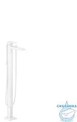 Смеситель для ванны напольный Hansgrohe Metropol 32532700 (белый)
