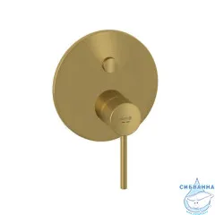 Встраиваемый смеситель для ванны Kludi Bozz 38659N076 (брашированное золото)