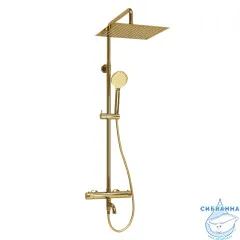 Душевая система Wasserkraft 300 1 режим A188.261.207.PG Thermo (золото глянцевое)
