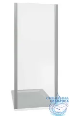 Боковая стенка Bas Latte SP-100-G-WE профиль белый, стекло матовое