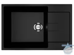 Кухонная мойка Ulgran U-602 76 ультра-черный