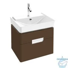 Тумба Jacob Delafon Reve EB1134-G1C 57 коричневый с раковиной Reve 60