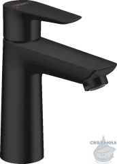 Смеситель для раковины Hansgrohe Talis E 71710670 (с донным клапаном) (черный матовый)