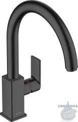 Смеситель для кухни Hansgrohe Vernis Shape M35 71871670 (черный матовый)