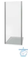 Боковая стенка Bas Latte SP-70-C-WE профиль белый, стекло прозрачное