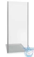 Боковая стенка Bas Infinity SP-100-C-CH профиль хром, стекло прозрачное