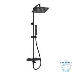 Душевая система Wasserkraft 250 1 режим A299.255.218.BM Thermo (черный матовый)