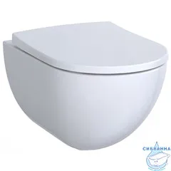 Унитаз подвесной безободковый Geberit Acanto 500.600.01.2 (без сиденья)