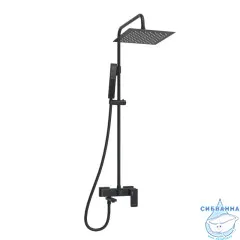 Душевая система Wasserkraft 250 1 режим A277.255.218.BM (черный матовый)