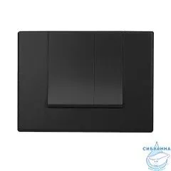 Кнопка смыва BERGES Novum S5 40045 черная матовая