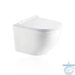 Унитаз подвесной безободковый Koller Pool Round RN-0520-RW с сиденьем Soft Close (микролифт)