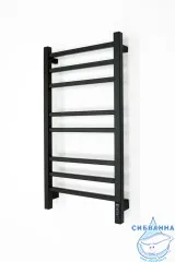 Полотенцесушитель электрический Grois Alex GR-102 40х80 П8 black mat U (черный матовый)