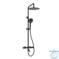 Душевая система Wasserkraft 250 1 режим A288.258.078.BM Thermo (черный матовый)
