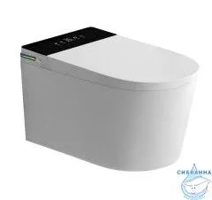 Унитаз подвесной безободковый SantiLine SL-5037 с сиденьем Soft Close (микролифт) (может работать при низком давлении воды)