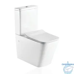 Унитаз напольный безободковый Koller Pool Kvadro с бачком и сиденьем Soft Close (микролифт)
