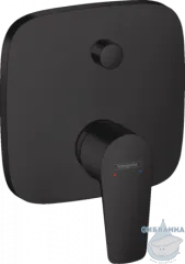 Встраиваемый смеситель для ванны Hansgrohe Talis E 71745670  (черный матовый) 