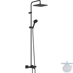 Душевая система Hansgrohe Vernis Showerpipe 240 1 режим 26900670 (черный матовый)