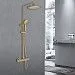 Душевая система Vincea Desire 250 1 режим VSFS-1D0TBG (брашированное золото)