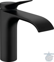 Смеситель для раковины Hansgrohe Vivenis 75022670 (без донного клапана) (черный матовый)