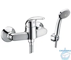 Смеситель для душа WasserKRAFT Isen 2602 с душевым гарнитуром (хром)