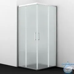 Душевое ограждение Wasserkraft Main 90x90 41S03 Matt glass профиль хром, стекло матовое (без поддона)