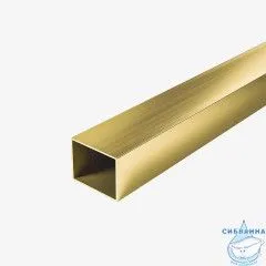 Доборный профиль для ограждений Veconi брашированное золото RUV-EP-003 (2 метра)