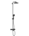 Душевая система Jacob Delafon Atom 250 1 режимE26237-BL (черный матовый)