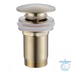 Донный клапан для раковины ABBER AF0009G (золото матовое)