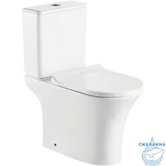 Унитаз напольный безободковый Koller Pool Edge с бачком и сиденьем Soft Close (микролифт)