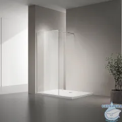 Walk-in Veconi Korato 100 профиль хром, стекло прозрачное KR72-100-01-C7