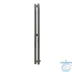 Полотенцесушитель электрический Toni Arti Siena pulsante 2П 100x1200 оружейная сталь
