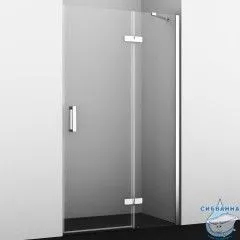 Дверь в нишу Wasserkraft Aller 120 см профиль хром, стекло прозрачное 10H05RWHITE