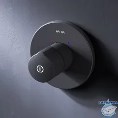 Встраиваемый смеситель для душа AM.PM X-Joy TouchReel F85A65722 (черный матовый)